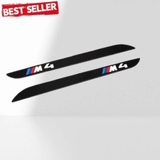 FOR F82 F83 M4 Fender Side Vent Marker Letter Emblem Nameplate Badge Performance
