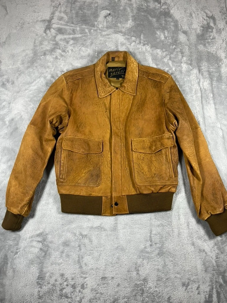 Bomber/Harrington Leather 1980s Vintage Outerwear Coats & Jackets