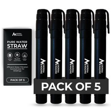Portable Water Filter Straw   264 Gallon Water Filtration for Backpacking, Ca...