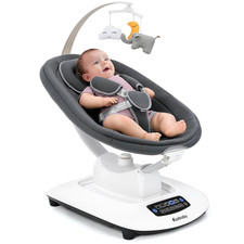 Electric Baby Swing for Infants with 5 Unique Motions, 5 Speeds, Lullabies, Blue