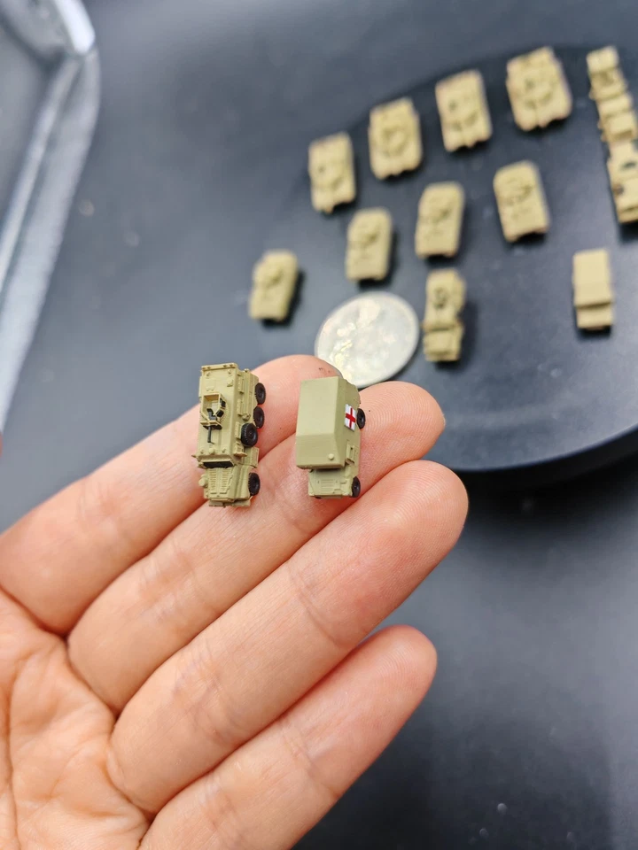 3D Printed 1/350/400 Us Armored Forces Tank Desert color Finished Model 14/pcs - Image 4 of 4