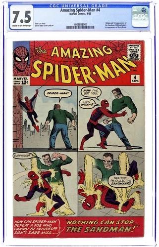 Amazing Spider-Man #4 CGC 7.5 1963 4608898001 1st app. Sandman