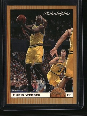 1993 Classic Draft Picks #NNO Chris Webber Draft Day Woodgrain Philadelphia
