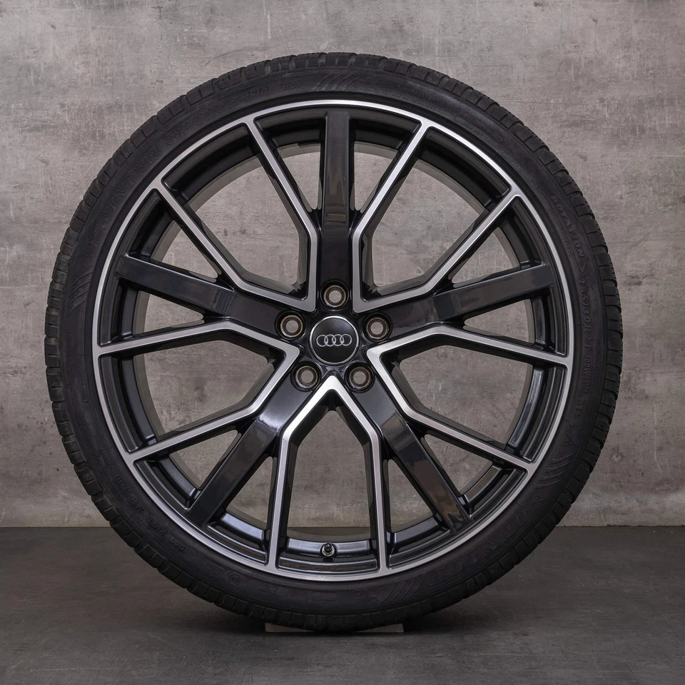 Audi RS6 Winterräder 21 Zoll 4G RS Felgen 4G0601025CL titan glanzgedreht - Bild 2 von 4