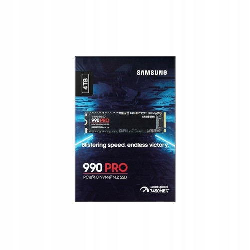 SAMSUNG SSD 990 PRO 4TB NVME M.2 (2280) PCIE 4.0 7450MB/S 6900MB/S - Bild 1 von 3