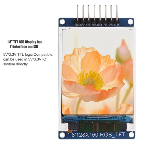 Módulo de pantalla LCD TFT ST7735S SPI 128*160 1,8" pulgadas con PCB compatible para 51 - Imagen 10 de 12
