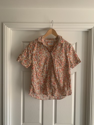Goondiwindi Cotton Floral Patterned Bottom Up Shirt Size 10