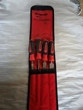 Snap On Mixed File Set, Red Instinct Handle.