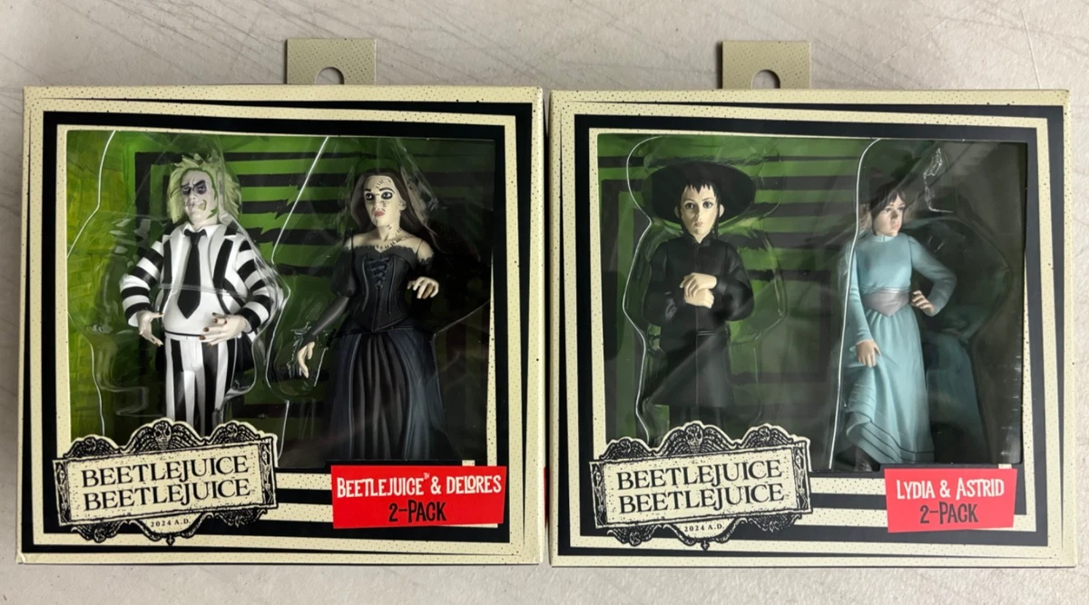 Bitelchús Bitelchús Pack de 2 Figuras Toony Terrors Beetlejuice & Delores 15 cm NECA