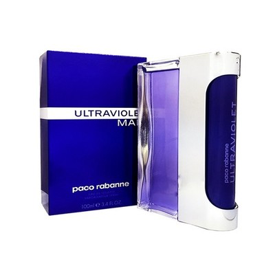 Paco Rabanne Ultraviolet Man 3.4 oz 100 ml Eau De Toilette Men New Sealed Box