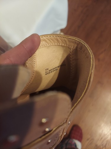 Lane Bryant Womens Studded Brown Suede Ankle Boots Size 10W NWOT - Picture 6 of 10