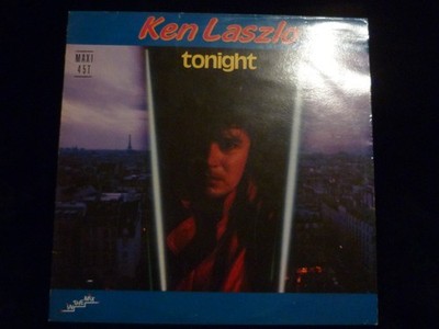 Maxi VG+/VG: Ken Laszlo, Tonight - 601 981 / Frankreich. 1985