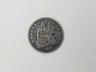 1861 seated liberty quarter