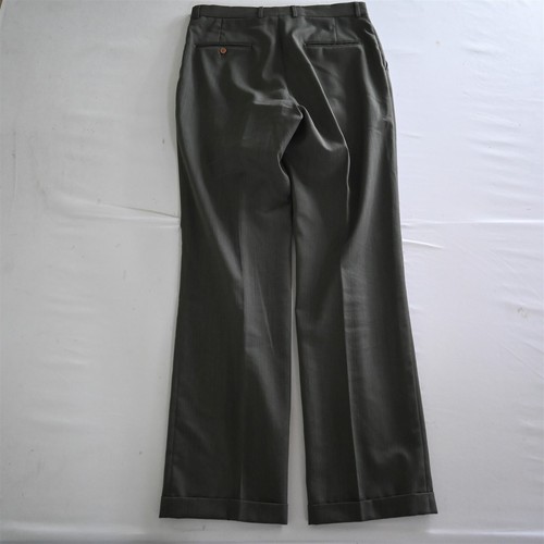 Botany 500 40L 33x34 Green Herringbone USA Made Wool Mens Jacket Pants Suit - Picture 12 of 12