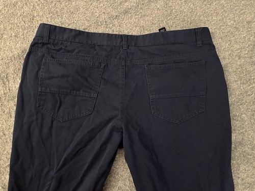 Inc International Concepts Pants Men 38x32 Blue Milan Slim Fit Flat Front - Picture 10 of 11