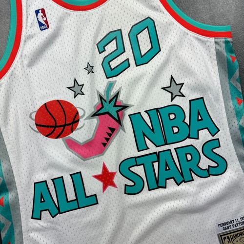 100% Authentic Gary Payton Mitchell & Ness 1996 All Star Game Jersey Size L 44 - 第 3/6 張圖片