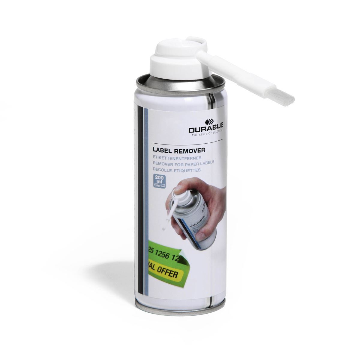 Durable LABEL REMOVER for Adhesive Residue, Glue, Tape and Stickers | 200ml