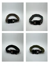 Multifunctional Survival Bracelet with Rope Knife for Camping and Hunting
