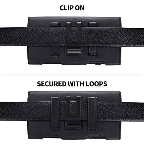 for Galaxy S24 Ultra S23 Ultra S22 XL (6.85" x 3.6" x 0.75") Black-Leather - 第 6/8 張圖片