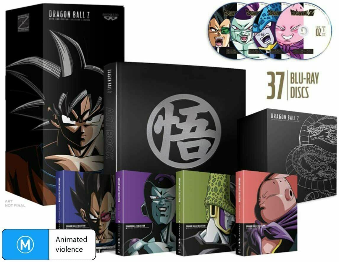 DRAGON BALL Z 30TH ANNIVERSARY BLURAY LIMITED EDITION COLLECTION BOX SET  BLU RAY