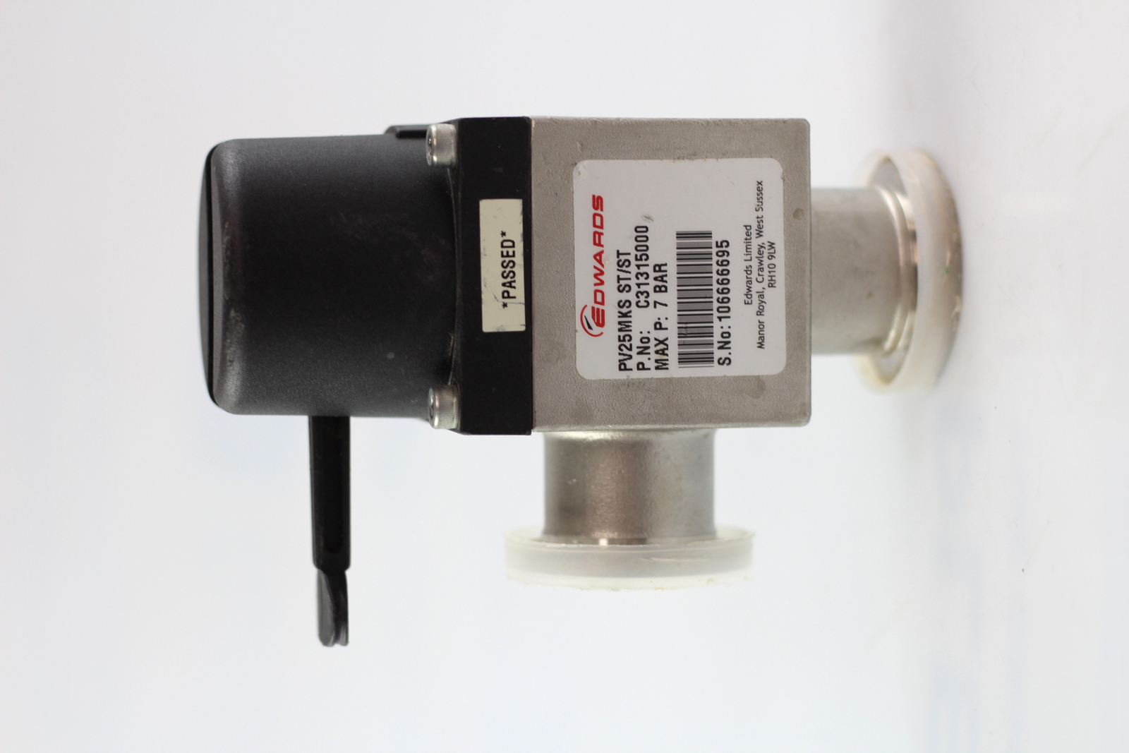 Edwards Vacuum ST/ST Manual Isolation Vacuum Valve PV25MKS C31315000