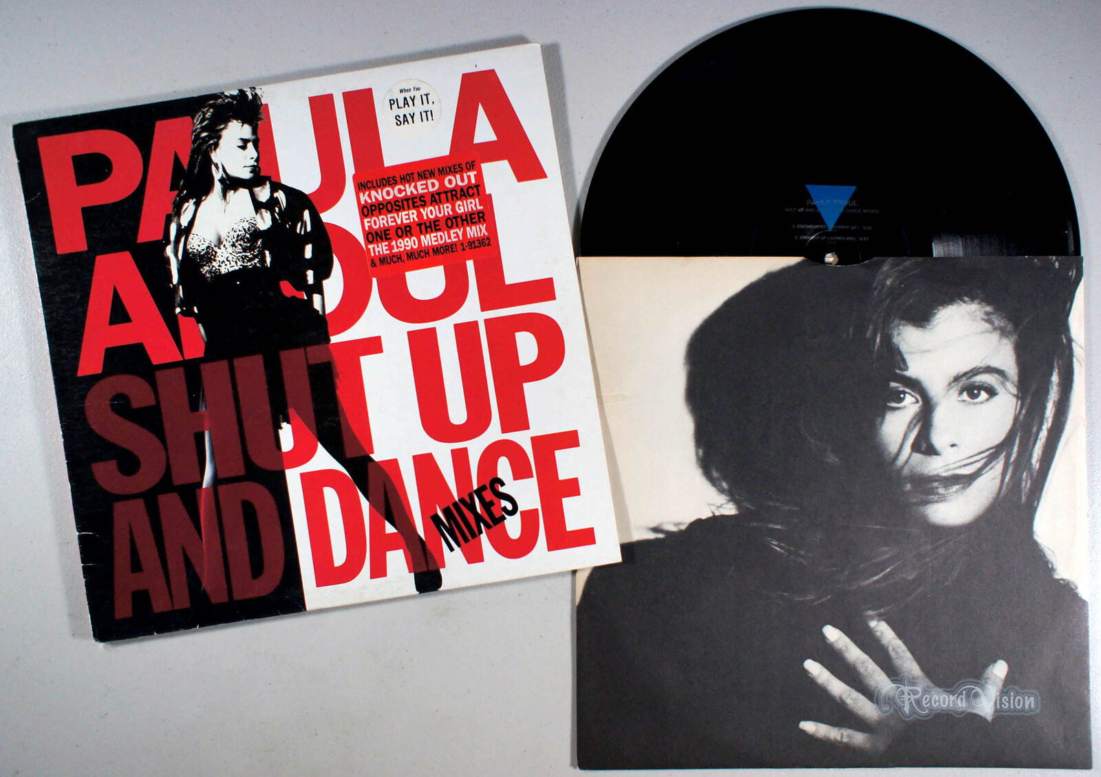 Paula Abdul - Shut Up and Dance (1990) Vinyl LP • PROMO • & Forever Your Girl