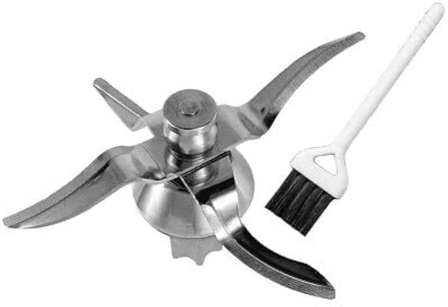 HAPPOW Coltello compatibile con Vorwerk Thermomix TM5 e TM6, coltello di ricambio con 4 lame, mixer