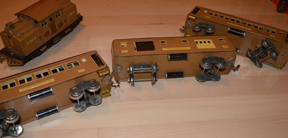 Juego de preguerra LIONEL 342E CALIBRE STD - marrón Foto 4 de 4