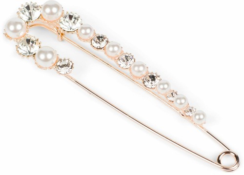 12 Stück Strass Brosche Sicherheitsnadeln - Perlen Clips Für Kleidung Und Accessoires