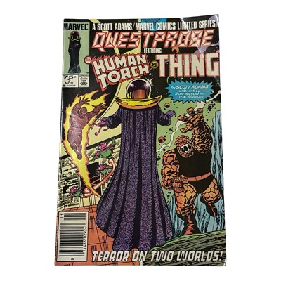 Questprobe #3 (1985 Marvel) | Human Torch & The Thing | Video Game Tie-In | VG