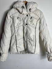 Piumino Ocean Star, vera piuma d’oca, Made in Italy, taglia S, di colore bianco 