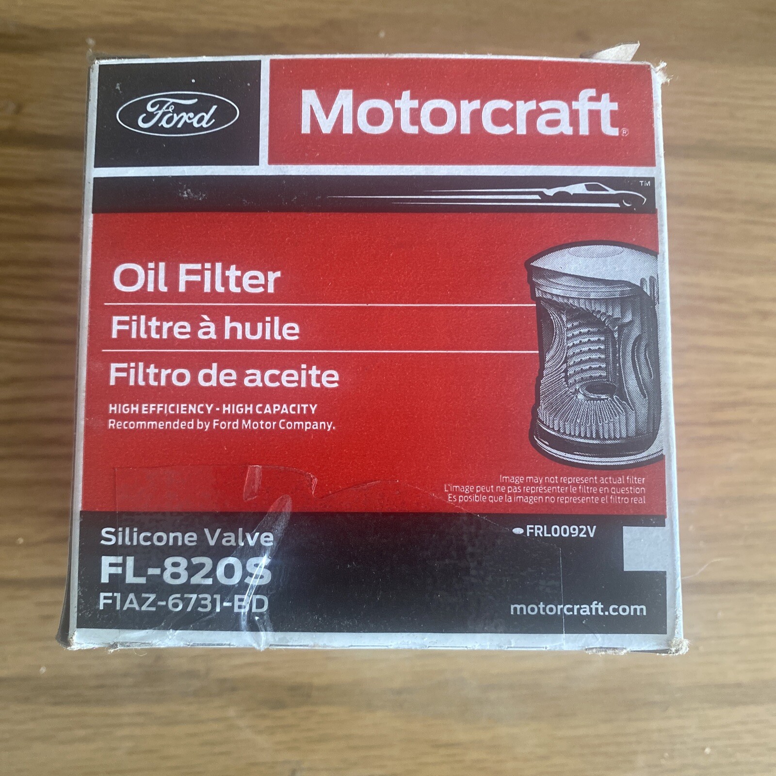 MOTORCRAFT FL 820S cross reference oil filters oilfilter