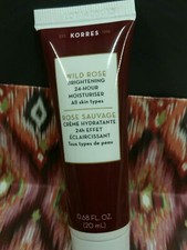 KORRES Wild Rose Rose Sauvage Brightening 24H Moisturizer Creme .68oz New