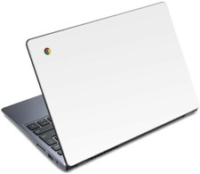 WHITE Vinyl Lid Skin Cover Decal fits Acer Chromebook C720