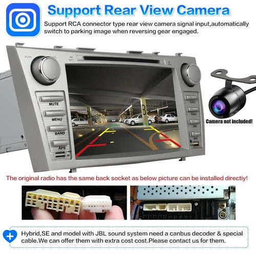Apple CarPlay GPS For Toyota Camry 2007-2011 Car Stereo FM Radio CD DVD Player - Picture 12 of 14