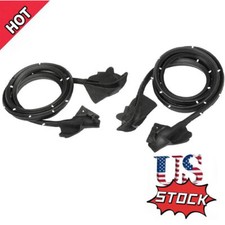 Rubber Door Weatherstrip Seals Pair Set For 1970-1981 Camaro Firebird Trans Am