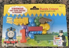 Rare Vintage 1998 Thomas The Tank Engine & Friends Puzzle Crayon In One Chelful
