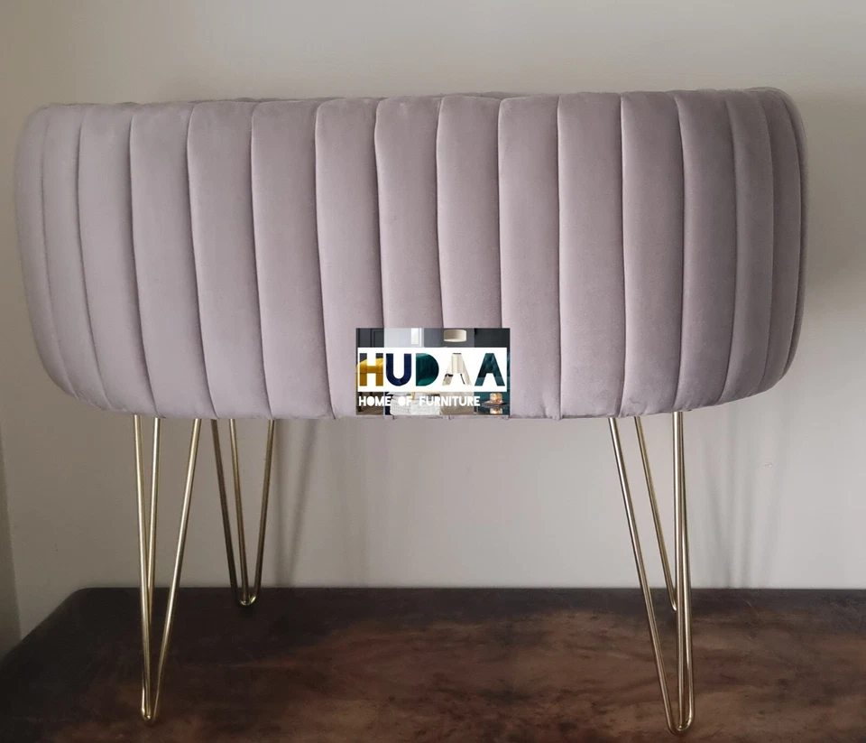 Rocking hairpin Slanted Leg Beautiful Panelled Upholstery Baby Bassinet Crib Cot - Image 2 of 4