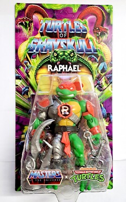 MOTU X TMNT Turtles of Grayskull Raphael Actionfigur 14 cm MOC NEU OVP !