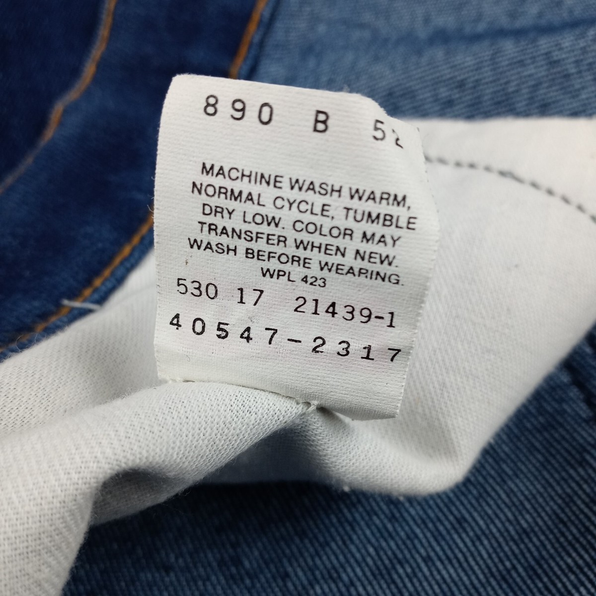 Levis For Men With a Skosh More Comfort Jeans 40x30 Made USA