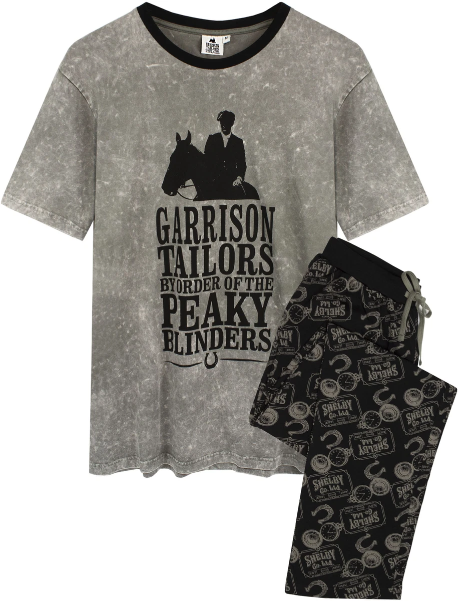 Peaky Blinders Pyjamas Mens Tommy Shelby Family T Shirt Lounge