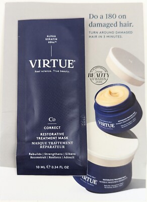 Virtue Correct Restorative Treatment Mask 10ml/0.34fl.oz. Sample