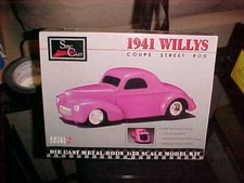 Spec Cast-----1941 Willys Street Rodpre Painted Metal Body