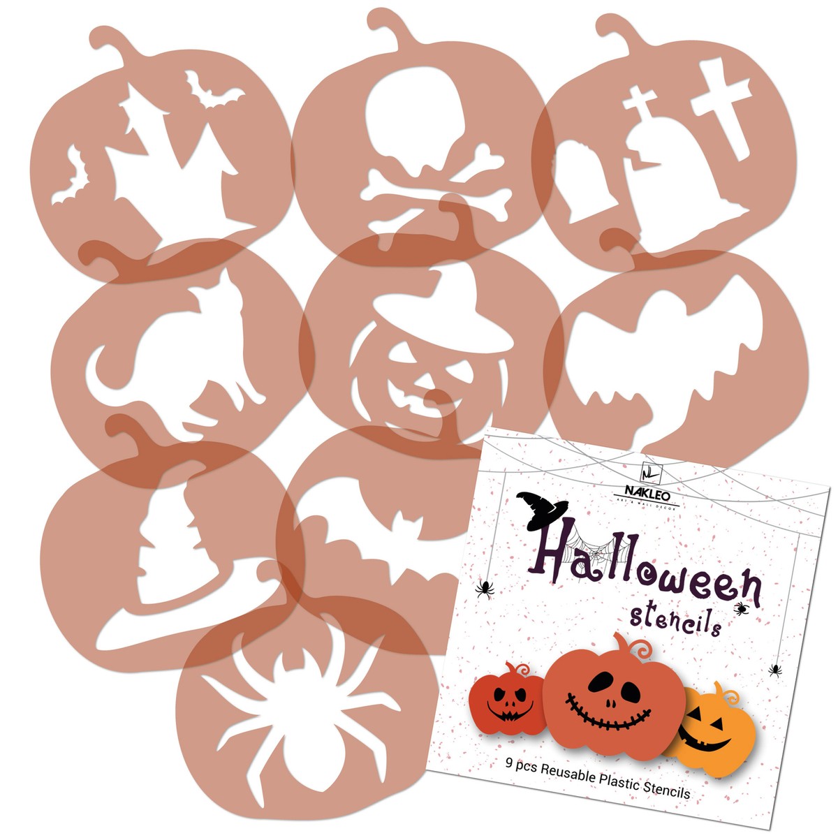 Keks / Backen / Dekoration Schablone 6x6 oder 9x9cm HALLOWEEN KÜRBIS GEIST KATZE | eBay keks-backen-dekoration-schablone-6x6-oder-9x9cm-halloween-k-rbis-geist-katze-ebay