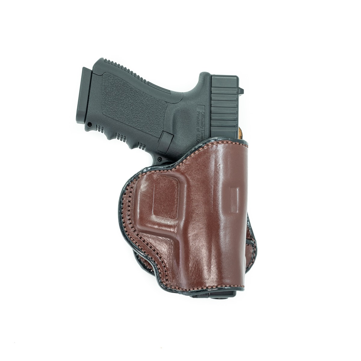 PADDLE LEATHER HOLSTER FOR BERETTA PX4 STORM SUB- COMPACT. OWB