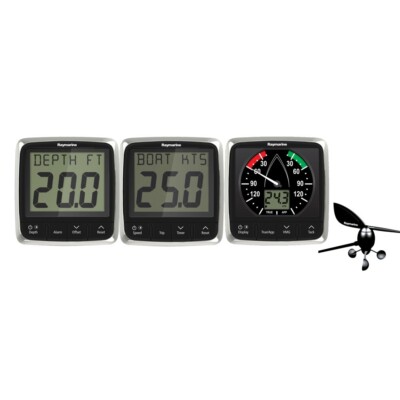 RAYMARINE I50/I60 WIND, SPEED, DEPTH SYSTEM PACK W/TRANSDUCERS  MFG# T70584