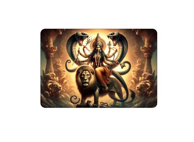Hindu Goddess Durga 100% waterproof vinyl sticker decal - many sizes available