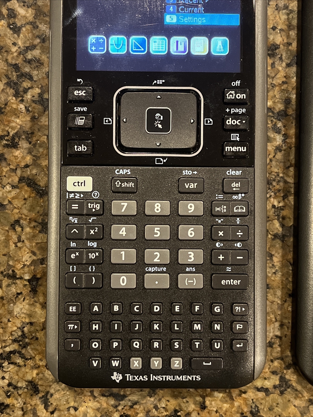 Texas Instruments Nspire CX CAS Graphing Calculator • Works! Scratches