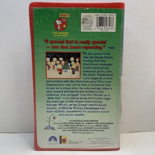A Charlie Brown Christmas (VHS, 1999, Clamshell Case) - Picture 6 of 8