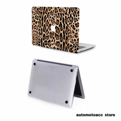 【ジャンク】MacBookAir + Leopard Cheetah Leopard Fur Print Hard Case Cover For Macbook Pro